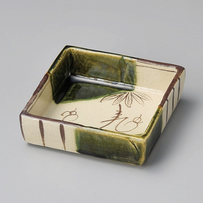 金正陶器 織部つる花浅鉢 1個(ご注文単位1個)【直送品】