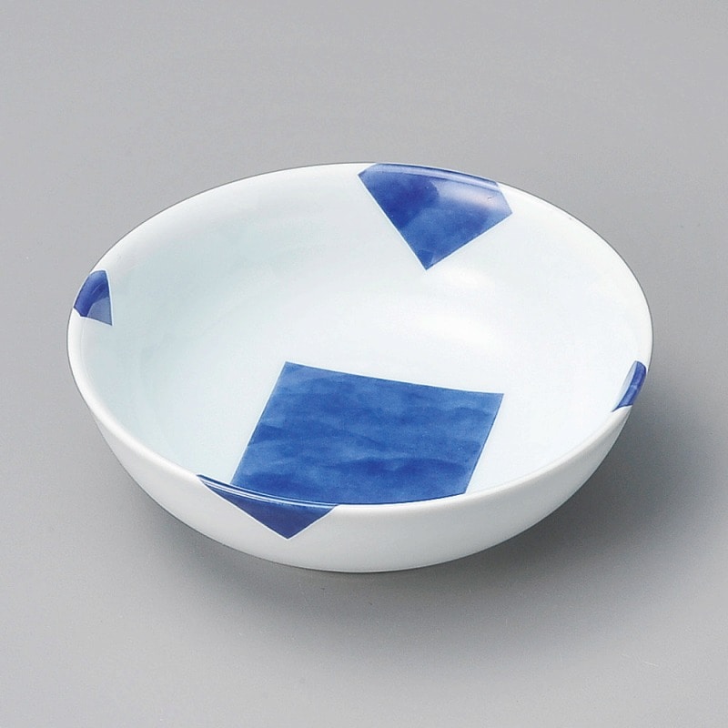 金正陶器 ｲﾝｸﾞﾚ染付ﾀﾞﾐ浅鉢 1個（ご注文単位1個）【直送品】