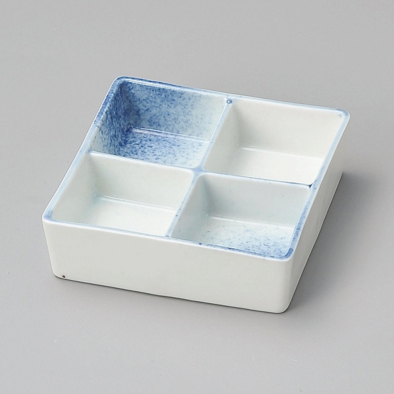 金正陶器 吹墨四ッ切角鉢 1個(ご注文単位1個)【直送品】