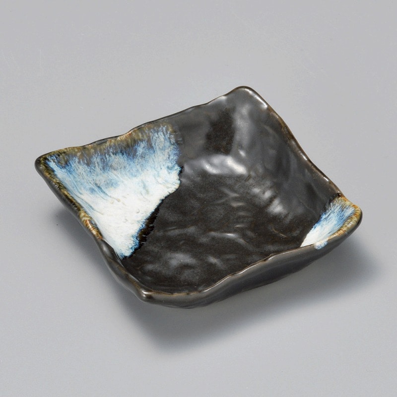 金正陶器 融雪4寸角小鉢 1個(ご注文単位1個)【直送品】