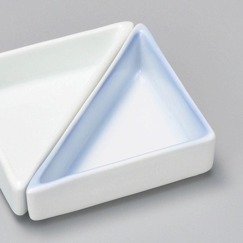 金正陶器 吹付ルリ三角松花堂鉢 1個(ご注文単位1個)【直送品】