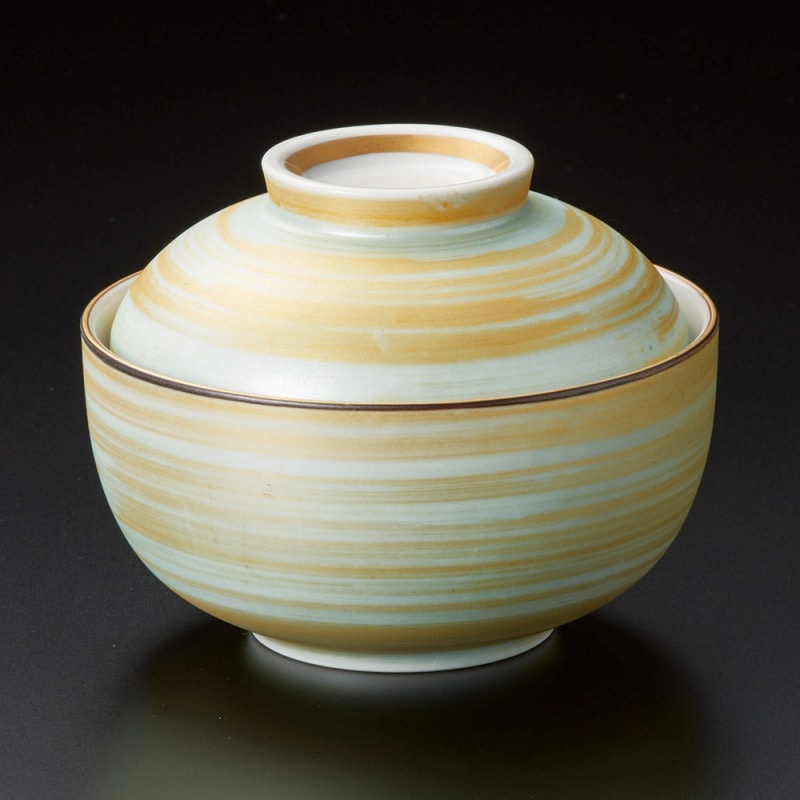 金正陶器 緑巻金彩刷毛煮物碗 1個（ご注文単位1個）【直送品】