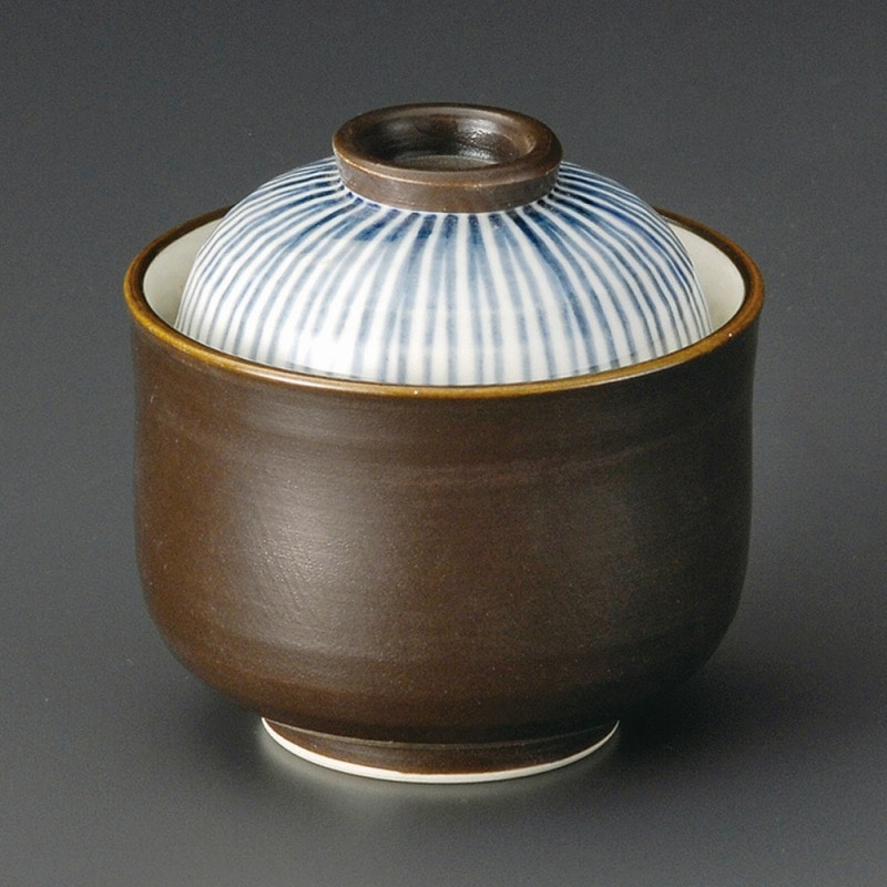 金正陶器 いぶしゴス十草一口碗 1個(ご注文単位1個)【直送品】