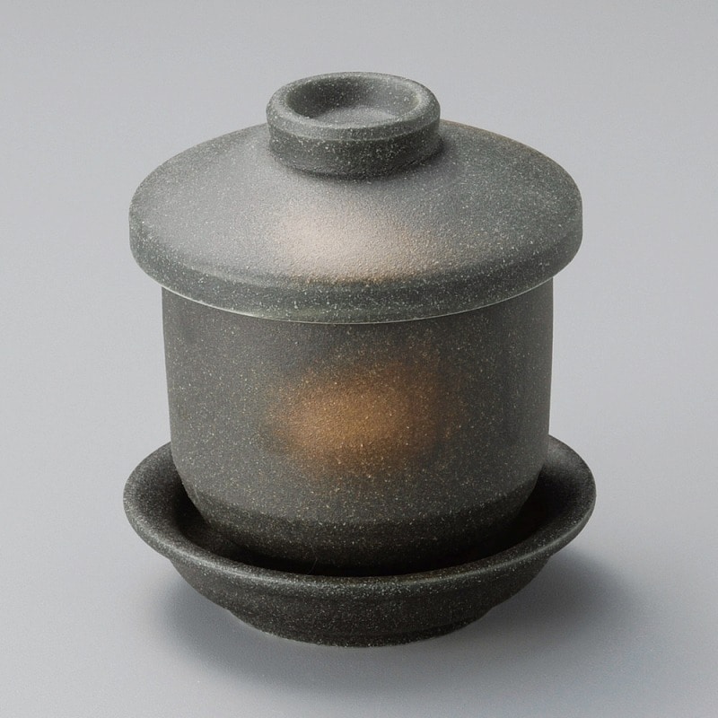 金正陶器 備前風小むし碗 1個（ご注文単位1個）【直送品】
