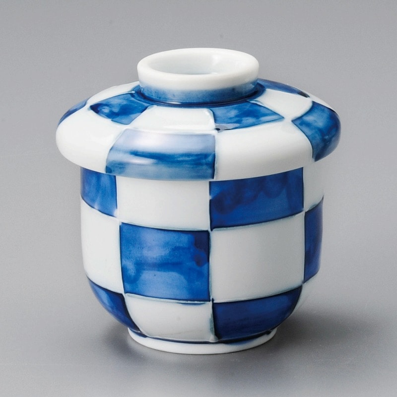 金正陶器 一珍市松むし碗 1個（ご注文単位1個）【直送品】