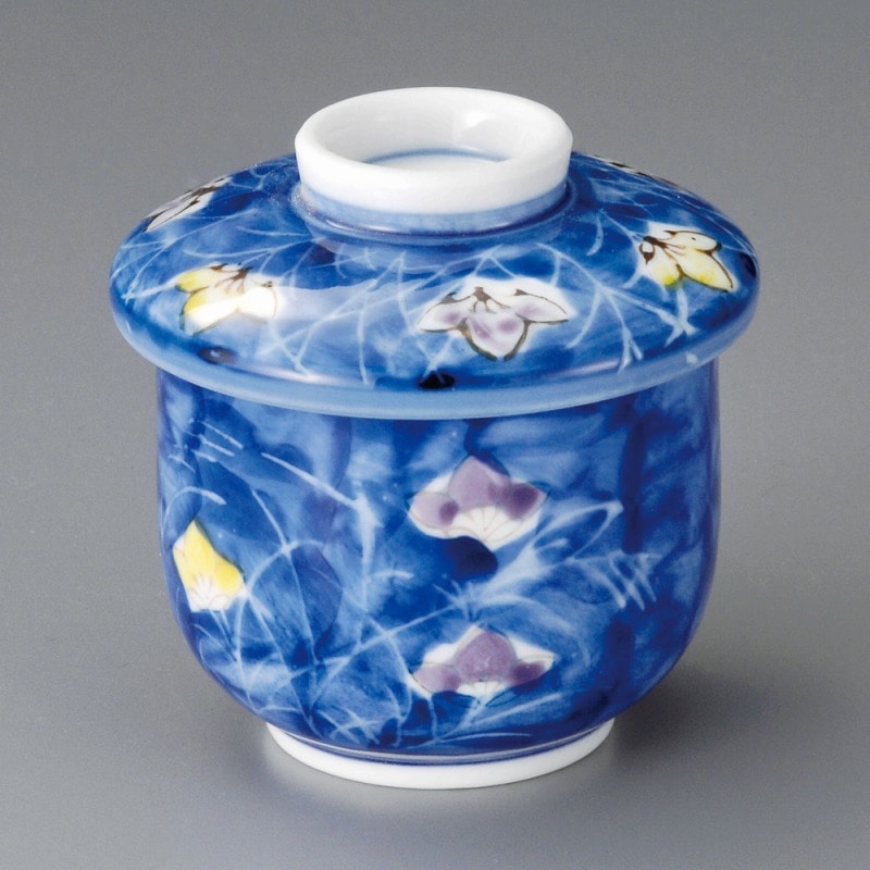 金正陶器 濃桔梗むし碗 1個（ご注文単位1個）【直送品】