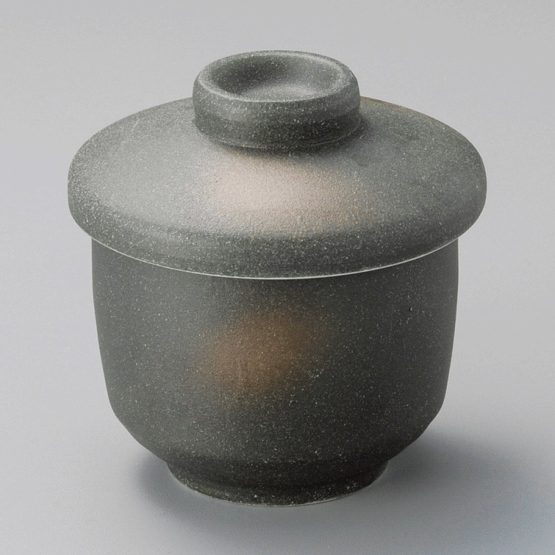 金正陶器 備前風むし碗 1個（ご注文単位1個）【直送品】