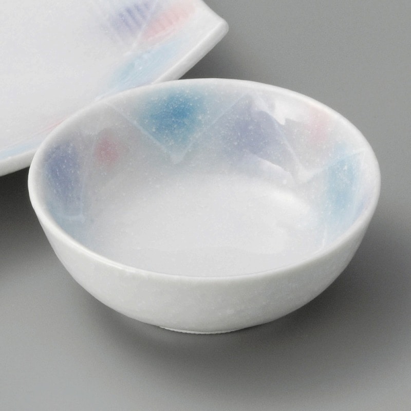 金正陶器 淡雪 三色吹丸呑水 1個(ご注文単位1個)【直送品】