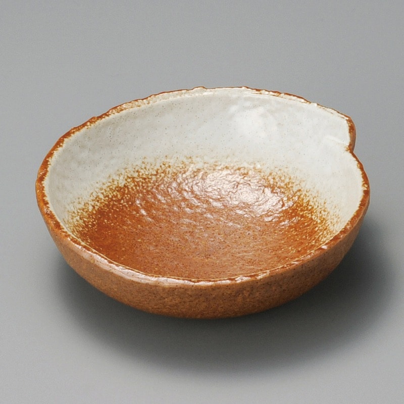 金正陶器 渕白吹信楽とじ目浅ボール 1個(ご注文単位1個)【直送品】