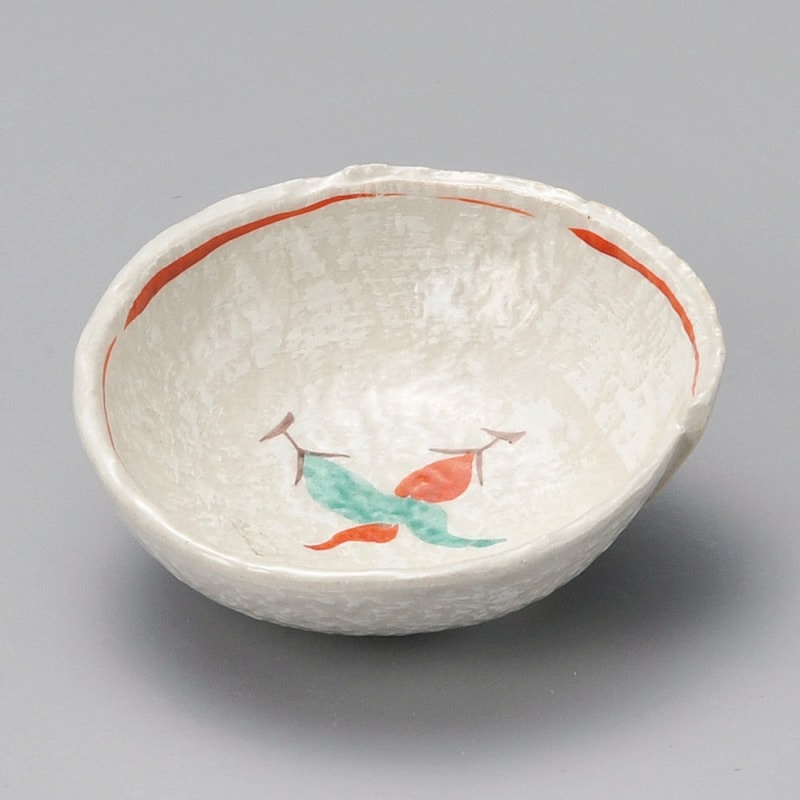 金正陶器 粉引とうがらし4.0鉢 1個(ご注文単位1個)【直送品】