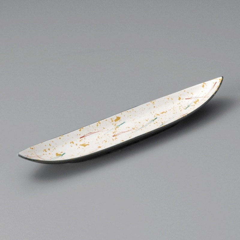 金正陶器 銀彩松葉散し9.0前菜皿 1個（ご注文単位1個）【直送品】