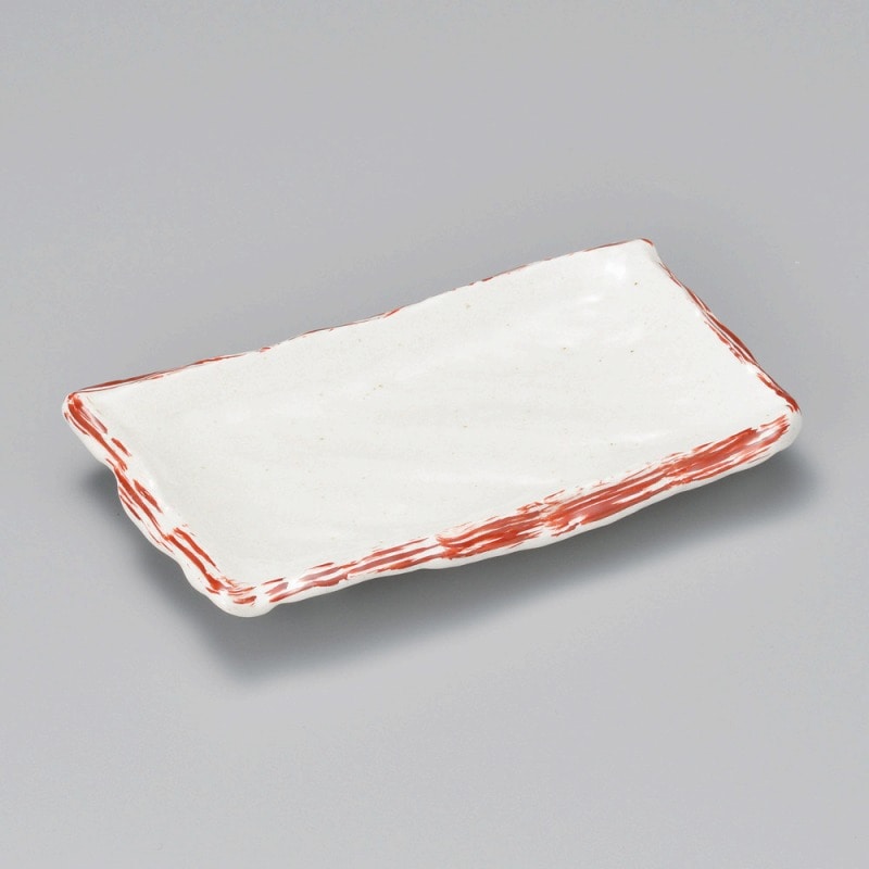 金正陶器 渕赤絵長角皿 1個（ご注文単位1個）【直送品】