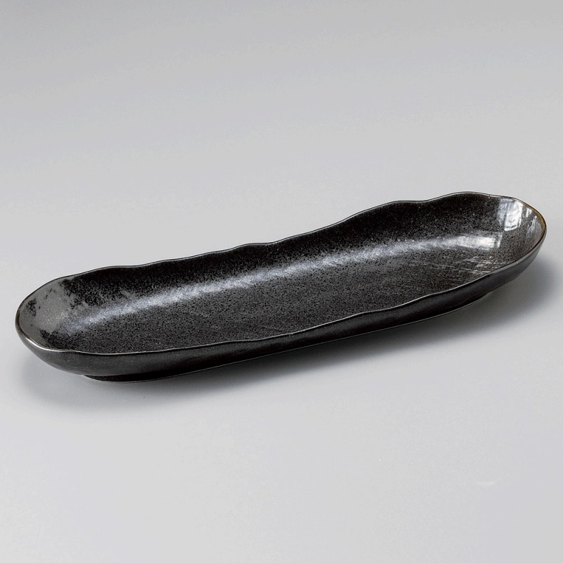 金正陶器 天目舟長盛皿 1個(ご注文単位1個)【直送品】