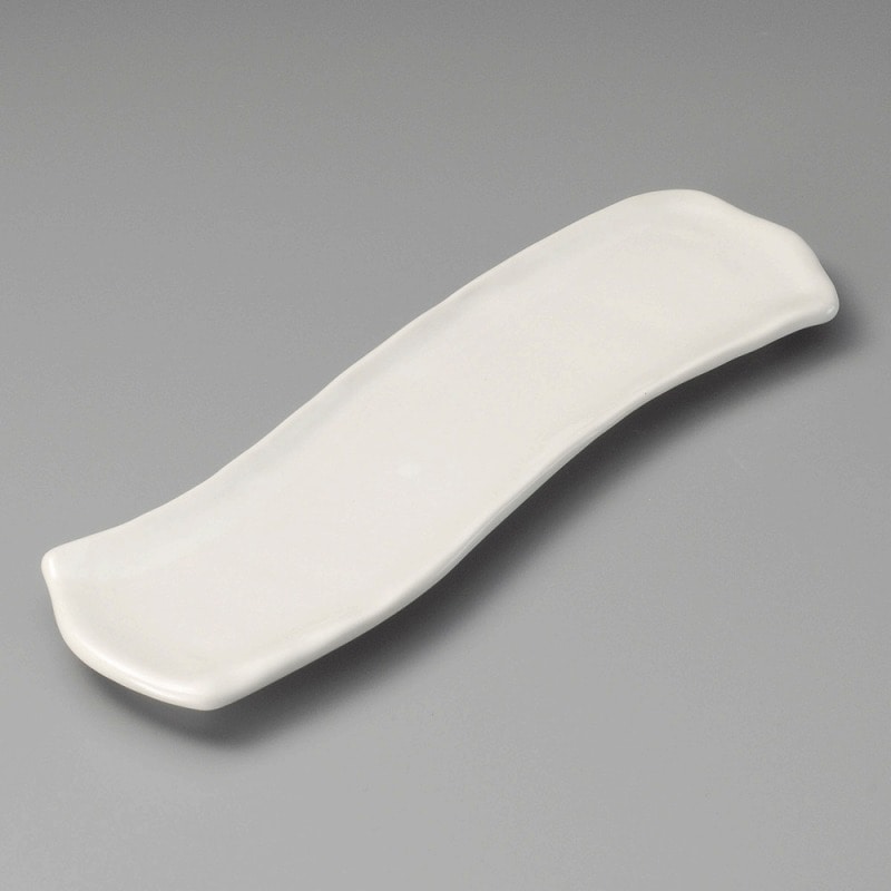 金正陶器 白釉S字長皿 1個(ご注文単位1個)【直送品】