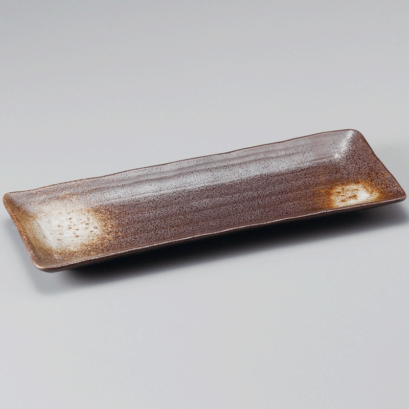 金正陶器 黒水晶長角皿 1個(ご注文単位1個)【直送品】