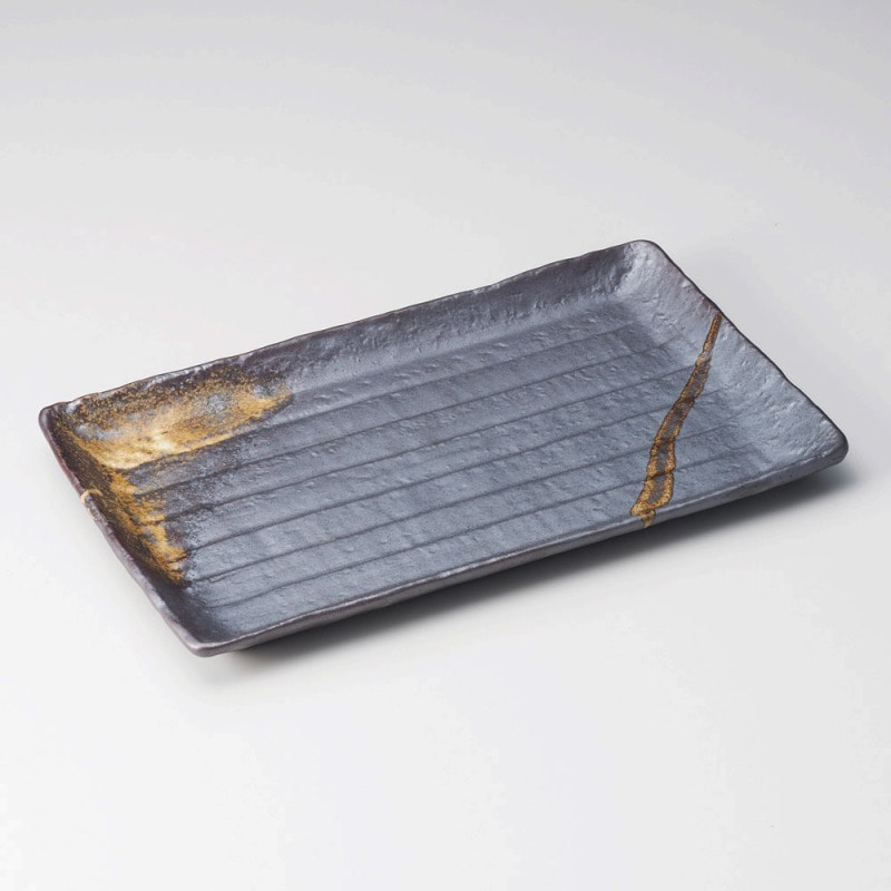 金正陶器 吹き流し新ホッケ皿 1個(ご注文単位1個)【直送品】