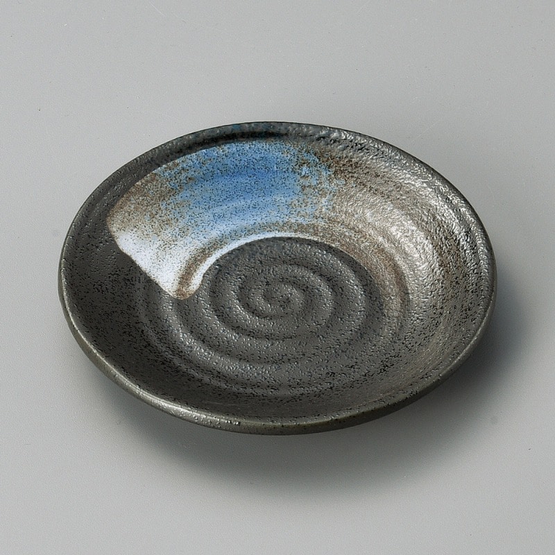 金正陶器 黒水晶六兵衛4.0皿 1個（ご注文単位1個）【直送品】