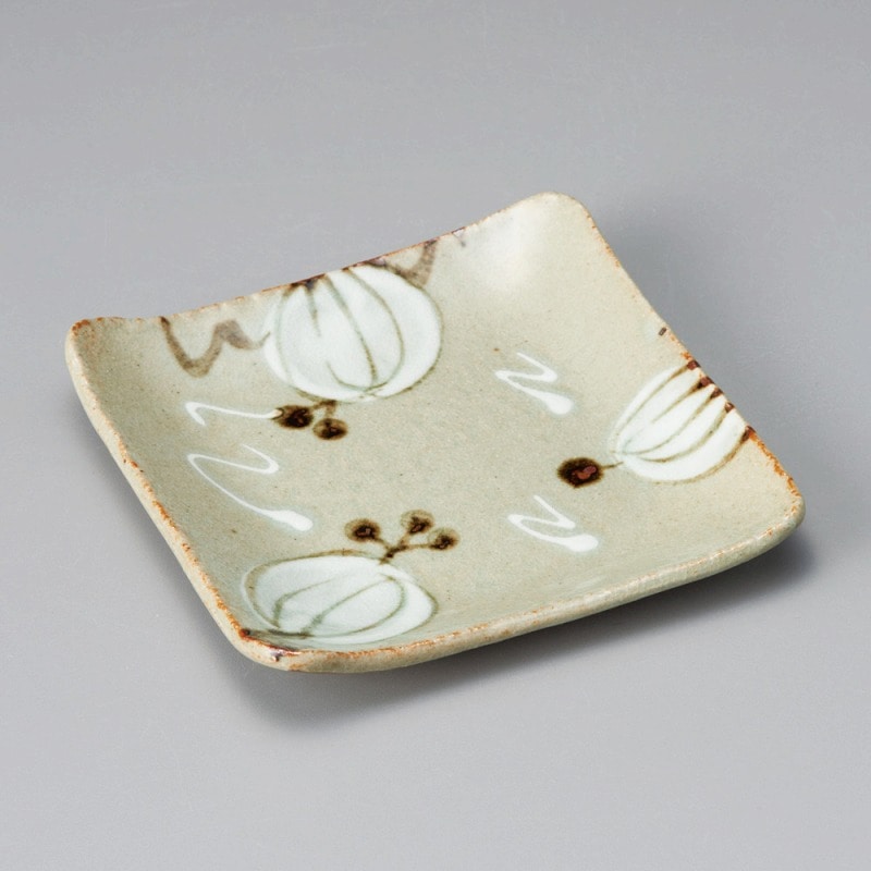 金正陶器 山帰来正角銘々皿 1個（ご注文単位1個）【直送品】