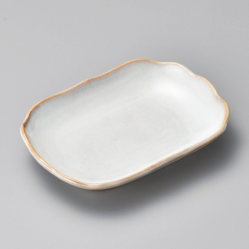 金正陶器 海鼠釉6.5小判皿 1個(ご注文単位1個)【直送品】