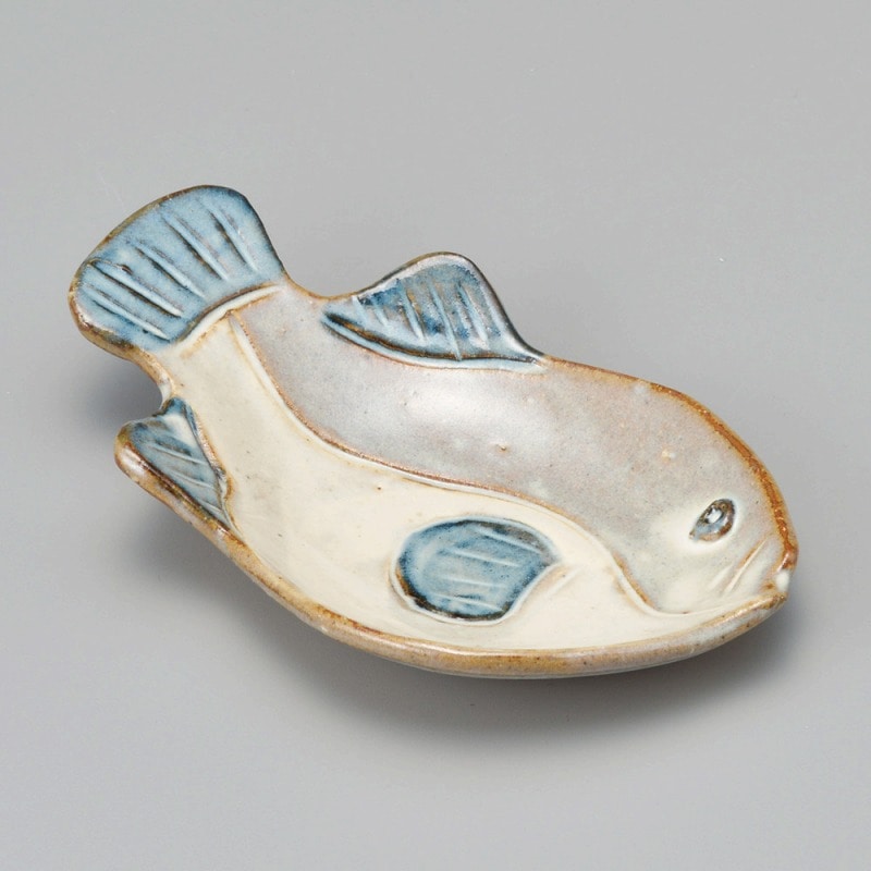 金正陶器 お魚ふぐ 小皿 1個（ご注文単位1個）【直送品】