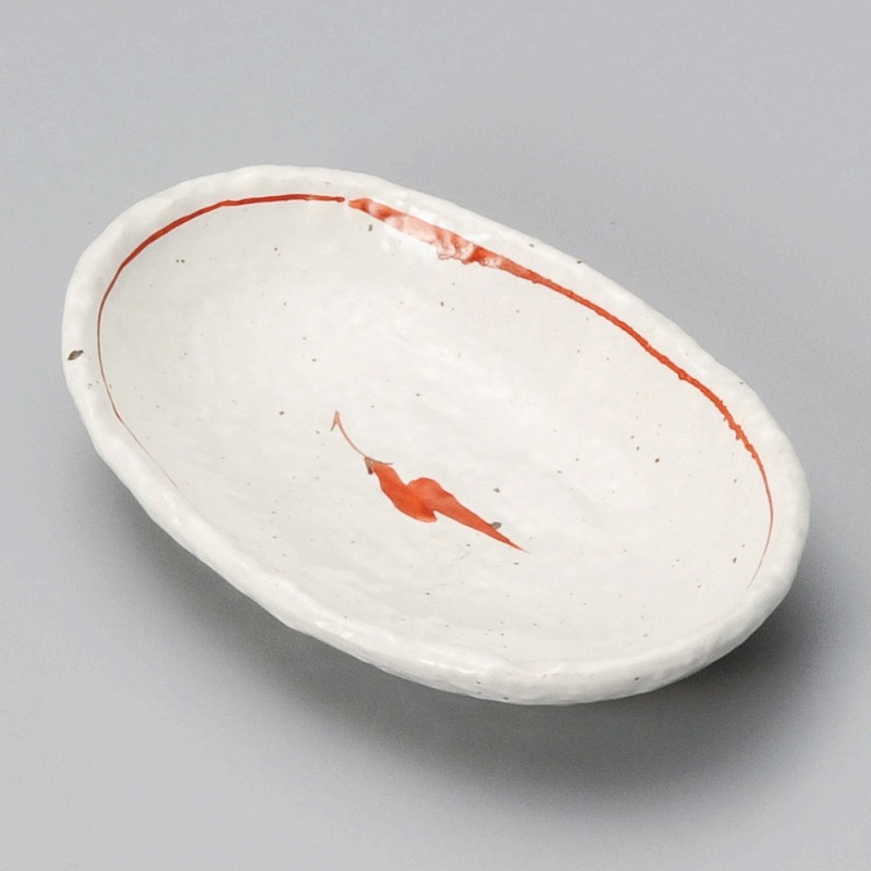 金正陶器 唐辛子小判小皿 1個（ご注文単位1個）【直送品】