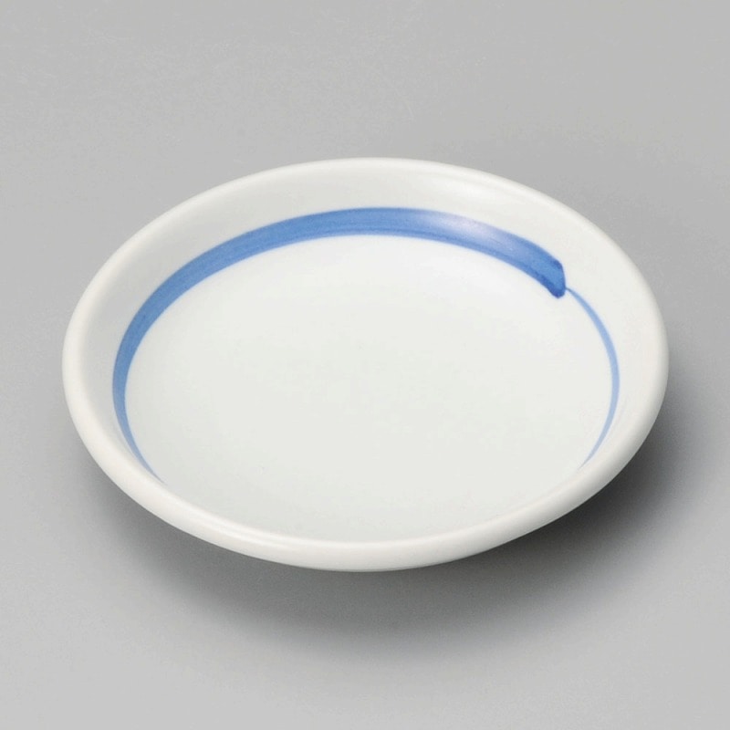 金正陶器 マットごす刷毛目4.5玉渕丸皿 1個(ご注文単位1個)【直送品】