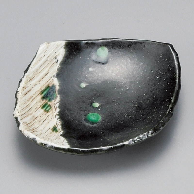 金正陶器 黒織部千代口 1個(ご注文単位1個)【直送品】