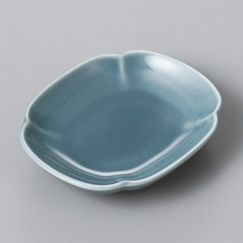 金正陶器 JWﾌﾞﾙｰ撫角豆皿 1個（ご注文単位1個）【直送品】