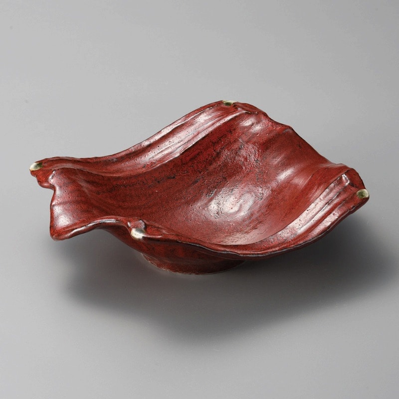 金正陶器 紅柚子天目両上り8.5鉢 1個(ご注文単位1個)【直送品】