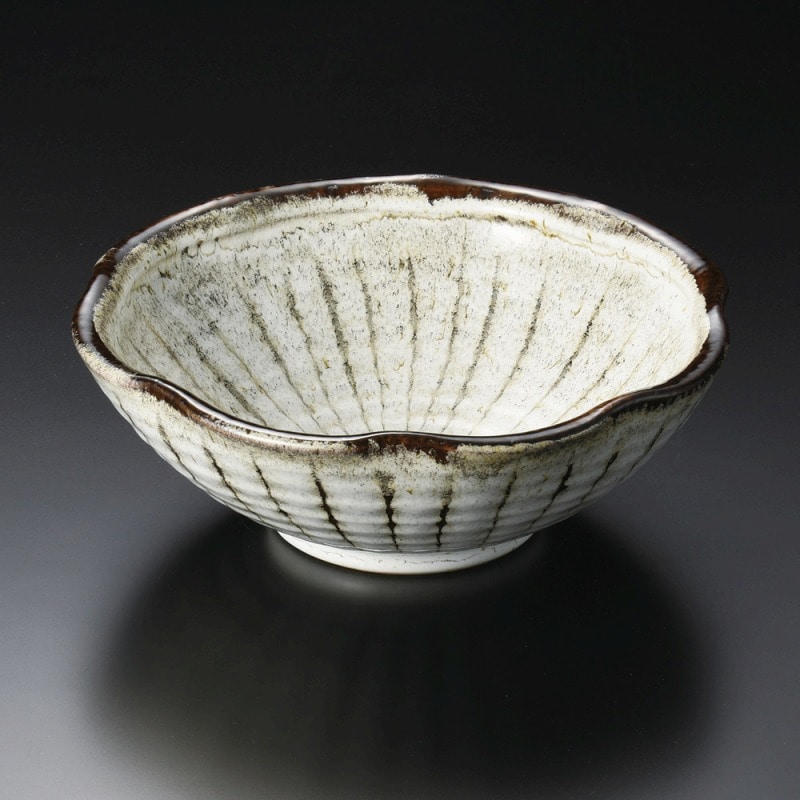 金正陶器 うのふ十草流し8.5盛鉢 1個（ご注文単位1個）【直送品】