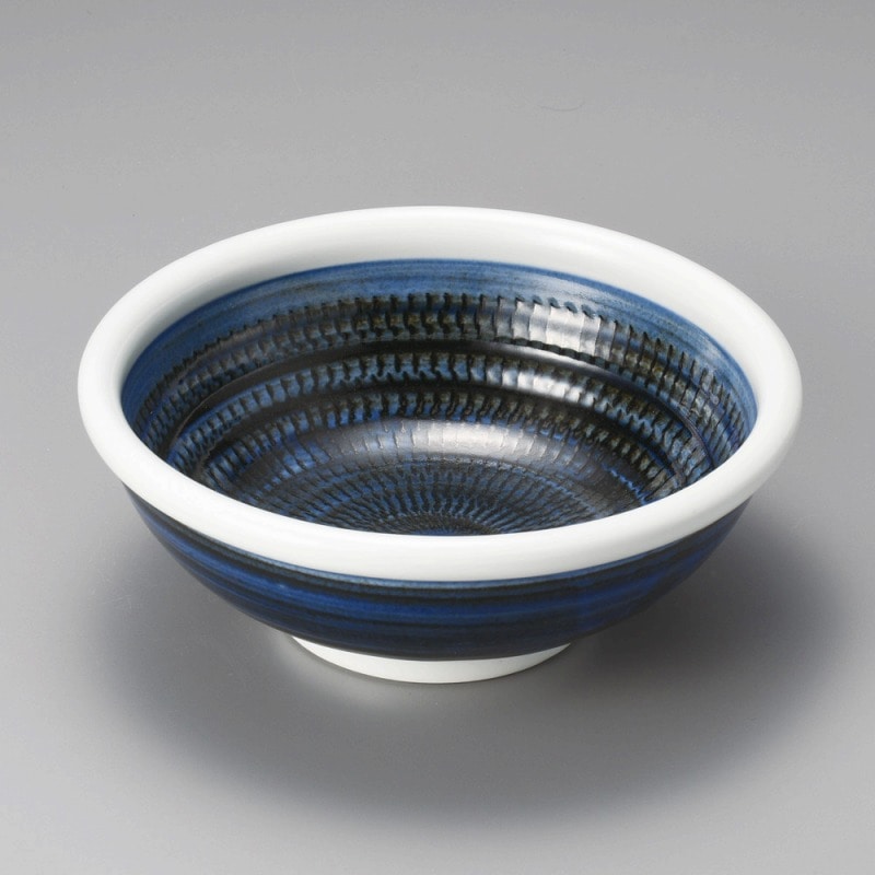 金正陶器 (軽)ゴス巻(玉渕)7.3深丼 1個(ご注文単位1個)【直送品】