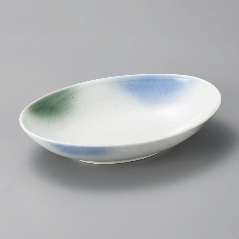 金正陶器 二色彩だ円鉢 1個（ご注文単位1個）【直送品】