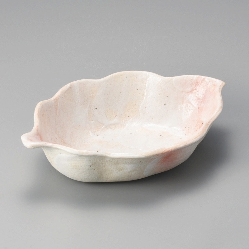 金正陶器 桜志野木の葉大鉢 1個（ご注文単位1個）【直送品】