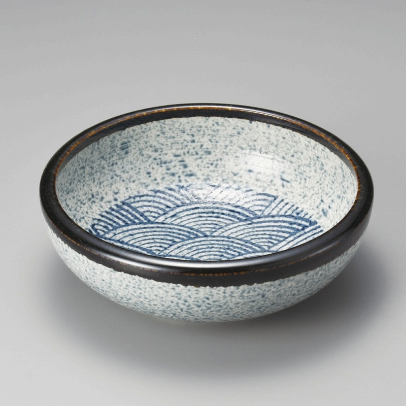 金正陶器 青海波括り手8.0鉢 1個(ご注文単位1個)【直送品】