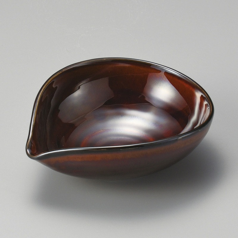 金正陶器 うるし釉片口中鉢 1個(ご注文単位1個)【直送品】