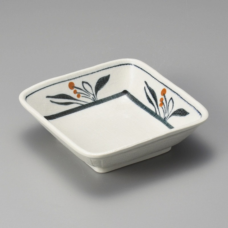 金正陶器 布目花絵5.5角形丼 1個(ご注文単位1個)【直送品】