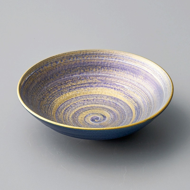 金正陶器 青釉紫金彩5.5寸鉢 1個（ご注文単位1個）【直送品】