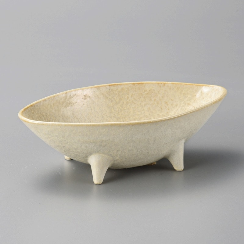 金正陶器 チタンマット四ツ足中鉢 1個(ご注文単位1個)【直送品】