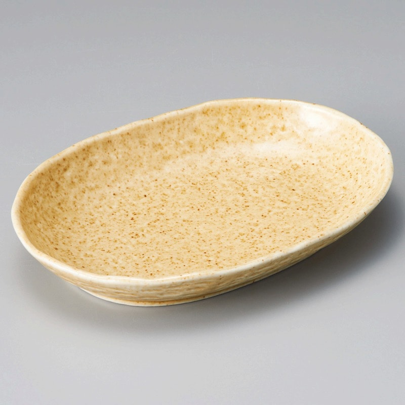 金正陶器 マスタード楕円鉢 1個(ご注文単位1個)【直送品】