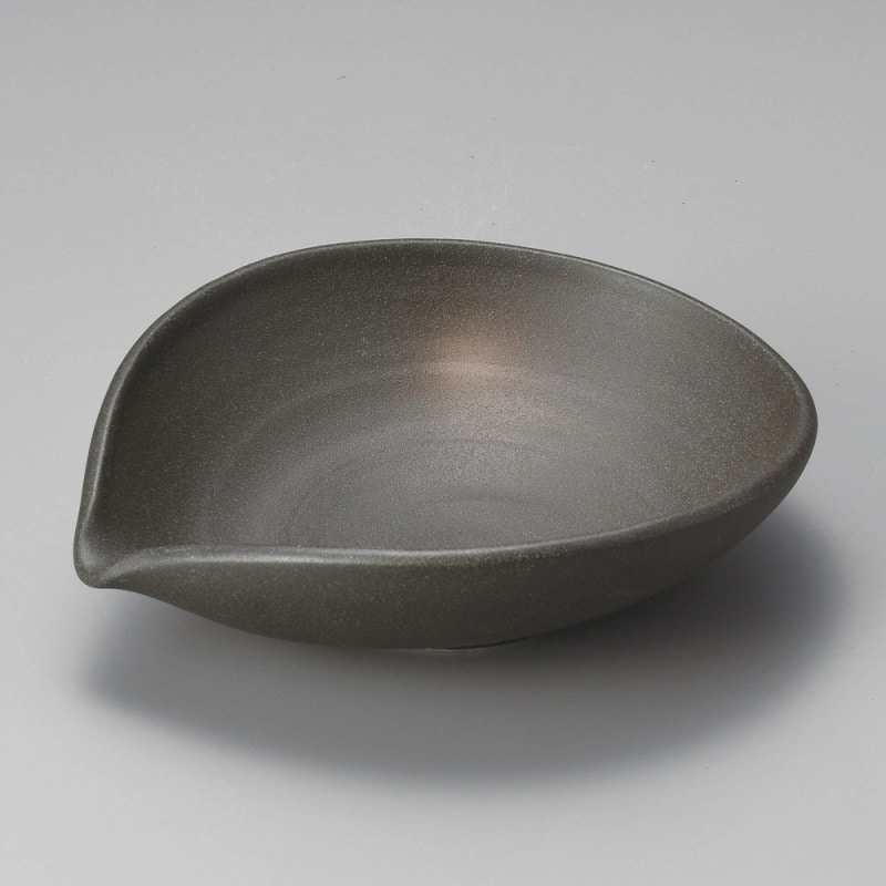 金正陶器 備前風片口ボール(中) 1個(ご注文単位1個)【直送品】