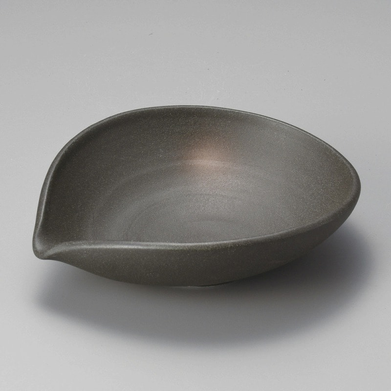 金正陶器 備前風片口ﾎﾞｰﾙ(大) 1個（ご注文単位1個）【直送品】