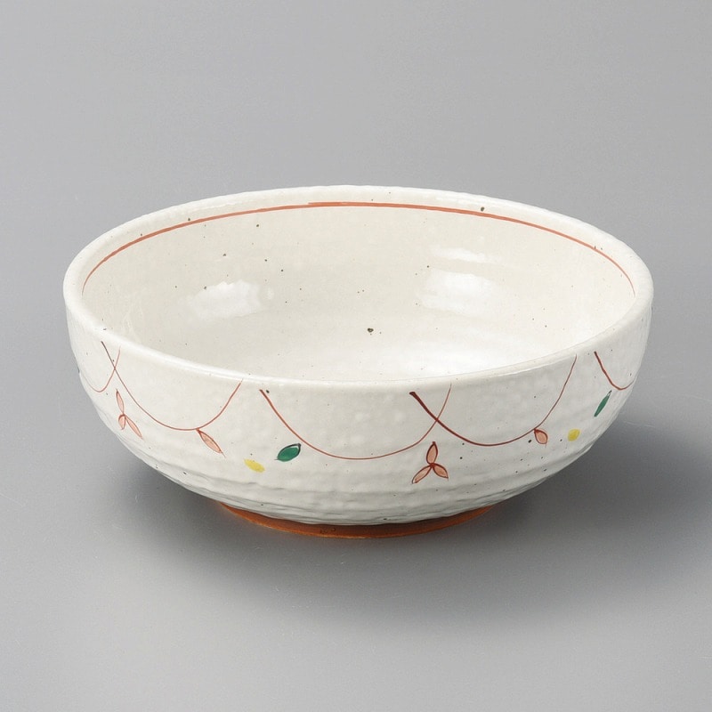 金正陶器 粉引小花石目6.5ボール 1個(ご注文単位1個)【直送品】