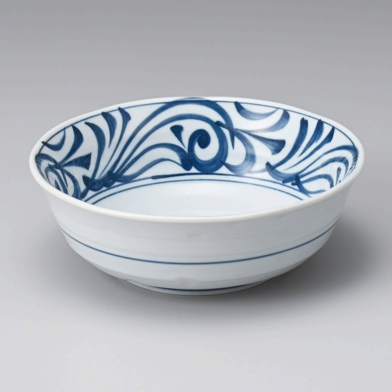 金正陶器 古染唐草5.5鉢 1個(ご注文単位1個)【直送品】