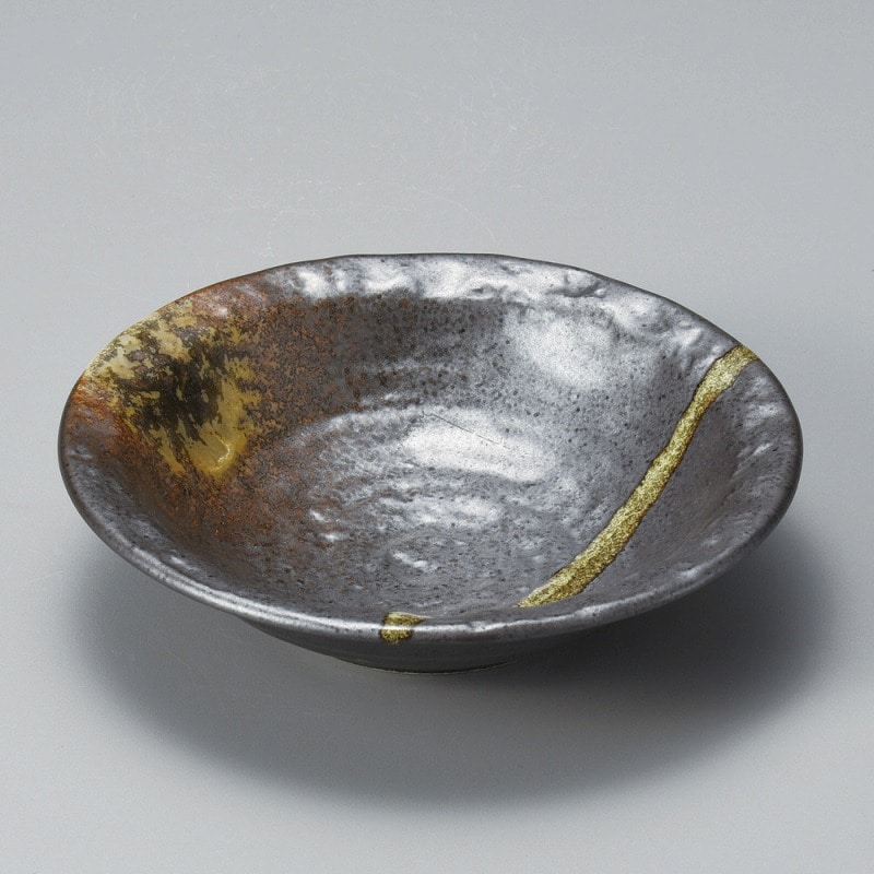 金正陶器 南蛮吹流し石目5.0鉢 1個(ご注文単位1個)【直送品】