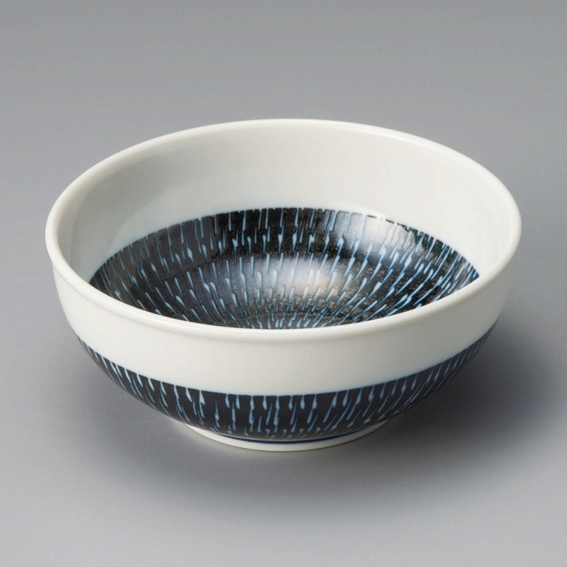 金正陶器 藍色トビカンナ収納3.5ボール 1個(ご注文単位1個)【直送品】