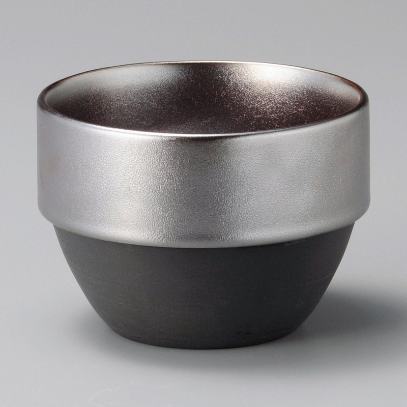 金正陶器 銀彩スタックボール(小) 1個(ご注文単位1個)【直送品】