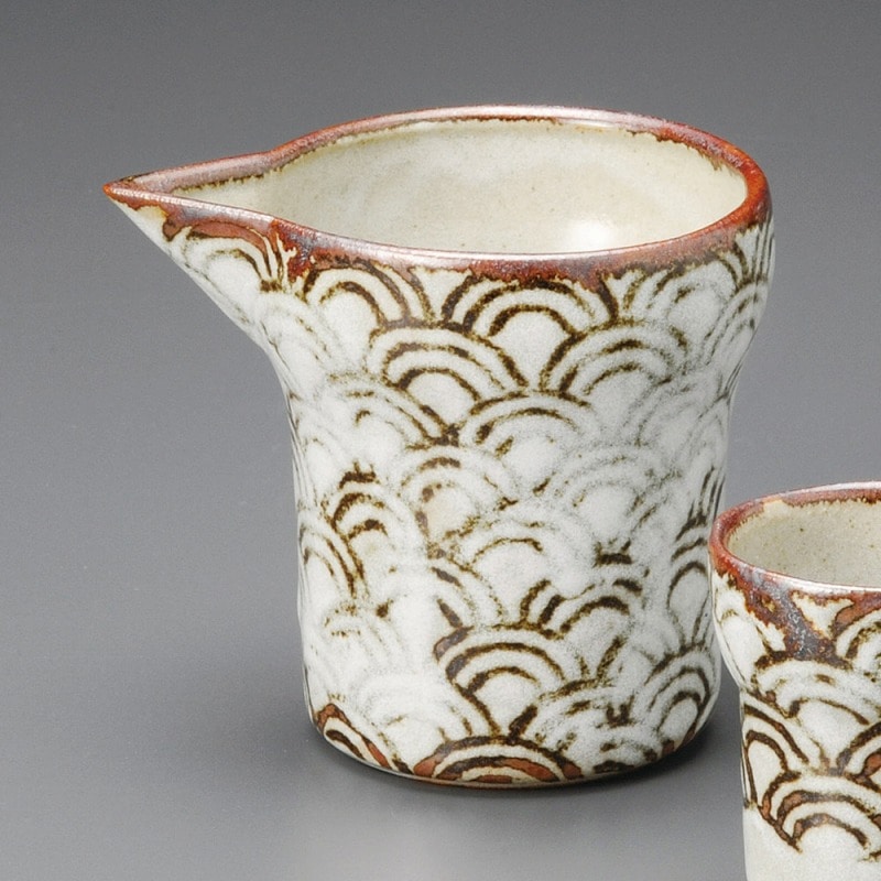 金正陶器 唐津波冷酒器 1個（ご注文単位1個）【直送品】