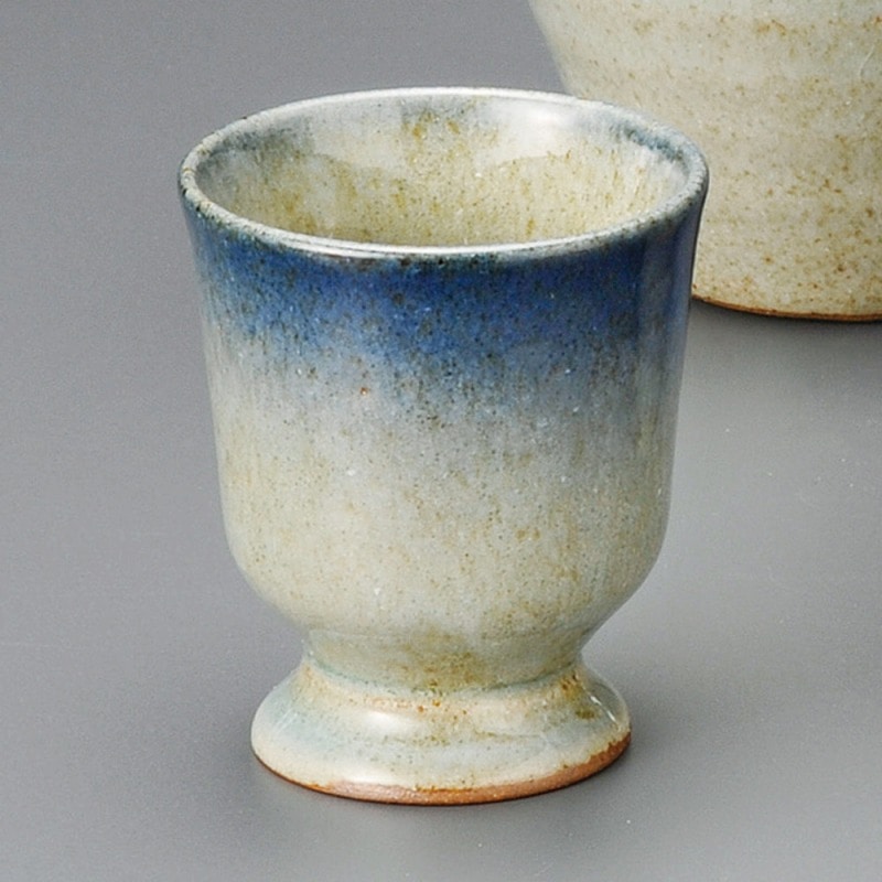 金正陶器 御深井紺高台盃 1個(ご注文単位1個)【直送品】