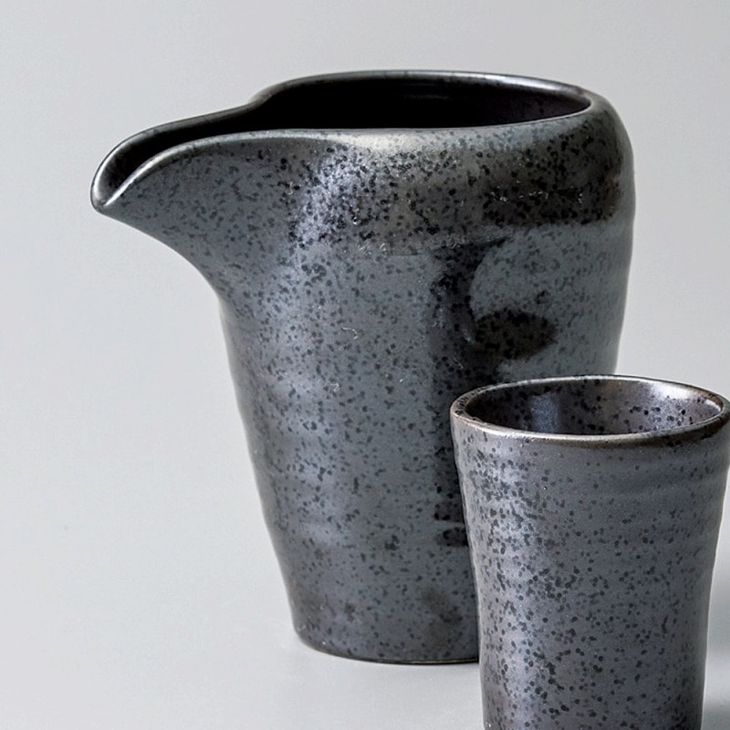 金正陶器 黒水晶冷酒器(小) 1個(ご注文単位1個)【直送品】