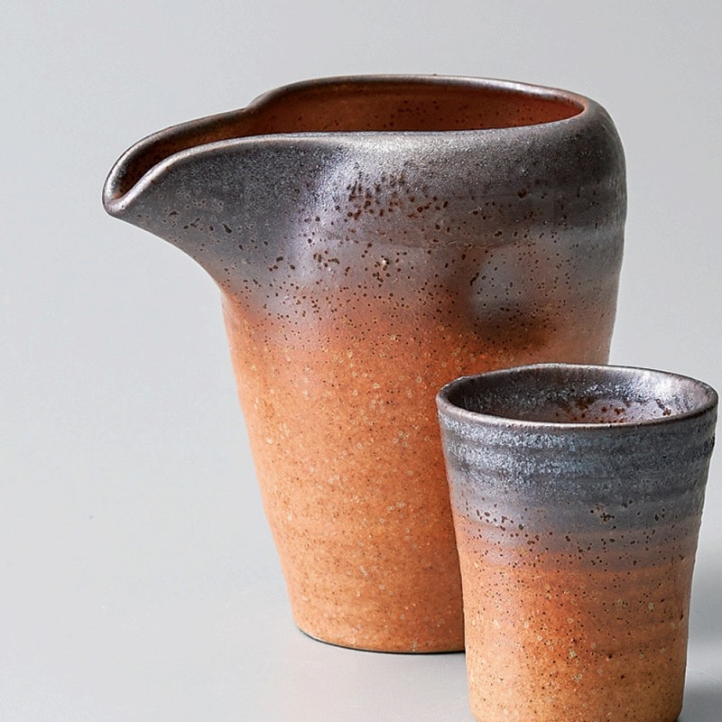 金正陶器 伊賀錆冷酒器(大) 1個(ご注文単位1個)【直送品】